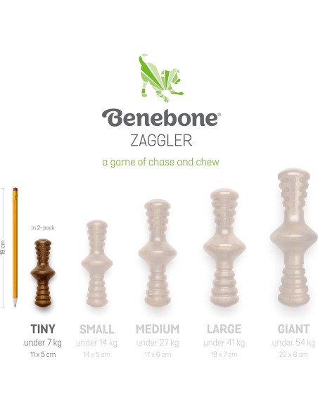 Benebone Cachorro 2-Pack Maplestick/Zaggler Juguetes Masticables Benebone Cachorro 2-Pack Maplestick/Zaggler Juguetes Masticables