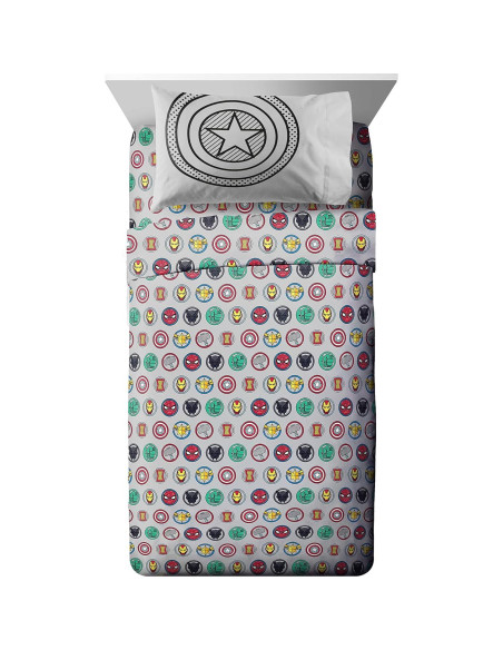 Juego de Cama Twin Jay Franco Avengers 5 Piezas Microfibra Juego de Cama Twin Jay Franco Avengers 5 Piezas Microfibra