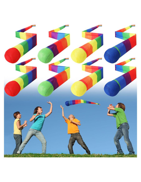 Pelotas de Lanzar y Atrapar Leyndo 8 Pcs Coloridas 66 cm Pelotas de Lanzar y Atrapar Leyndo 8 Pcs Coloridas 66 cm