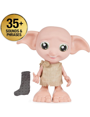 Muñeco Interactivo Dobby Mágico Harry Potter 21.5 cm