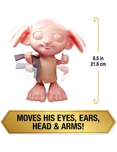 Muñeco Interactivo Dobby Mágico Harry Potter 21.5 cm