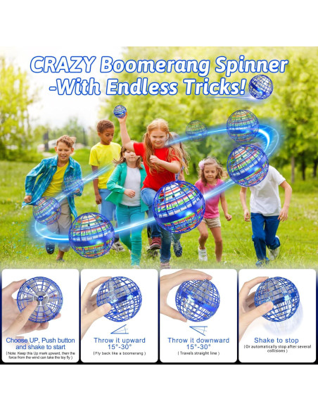 Bola Voladora Semai Mini Dron RGB 9 cm Juguete Volador Bola Voladora Semai Mini Dron RGB 9 cm Juguete Volador