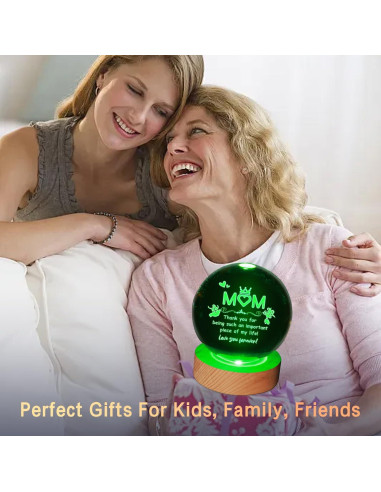 Lámpara de Mesa 3D JHXLAMP para Mamá - Regalos Especiales