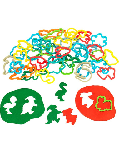 Juego de Cortadores Colorations 77 Piezas Alfanumérico