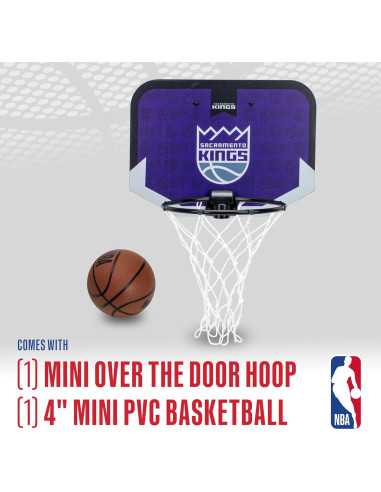 Aro de Baloncesto Mini Franklin Sports NBA Sacramento Kings