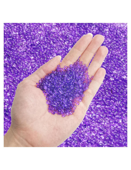 Grava para Acuario Keedolla 427g Bolas de Vidrio Púrpura Grava para Acuario Keedolla 427g Bolas de Vidrio Púrpura
