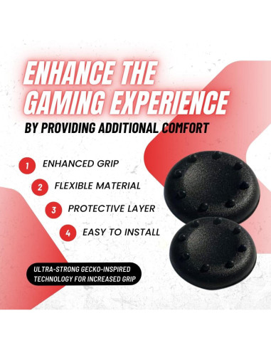 Empuñaduras de Pulgar de Silicona HardToChooseOne para Consolas