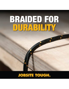 Cable USB A a Lightning DEWALT 121.6 cm reforzado 2