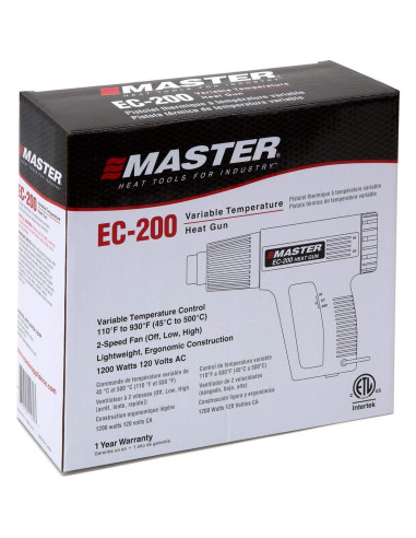 Pistola de Calor Master Appliance EC-200 1200W 2 Velocidades