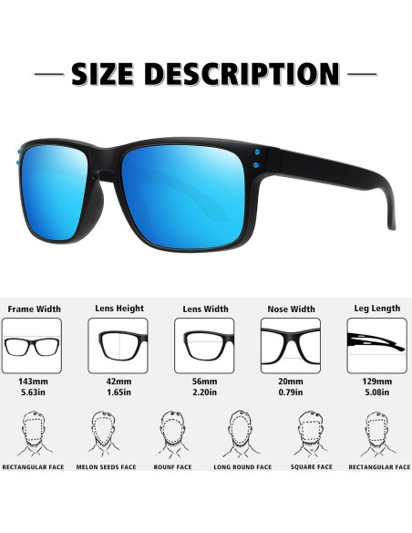Gafas de Sol Polarizadas MEETSUN UV400 Paquete de 2 Gafas de Sol Polarizadas MEETSUN UV400 Paquete de 2