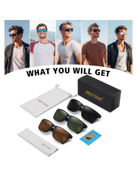 Gafas de Sol Polarizadas MEETSUN UV400 para Deportes Gafas de Sol Polarizadas MEETSUN UV400 para Deportes