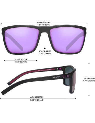 Gafas de sol ZENOTTIC polarizadas UV400 para hombres