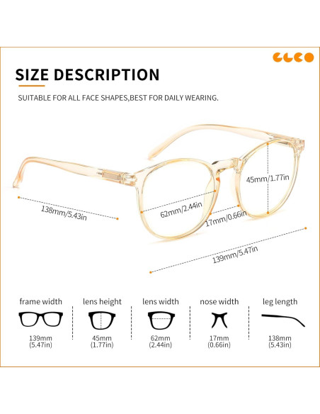 Gafas de Luz Azul IBOANN Iconic para Mujer - Protección UV400 Gafas de Luz Azul IBOANN Iconic para Mujer - Protección UV400