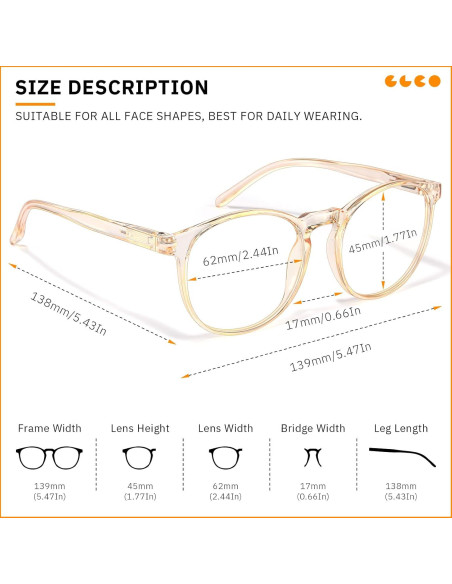 Gafas de Luz Azul IBOANN Iconic para Mujer - Protección UV400 Gafas de Luz Azul IBOANN Iconic para Mujer - Protección UV400