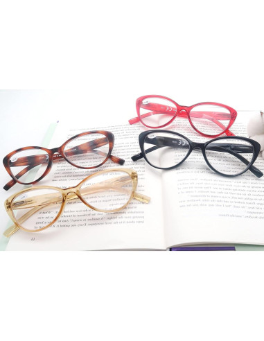 Gafas de Lectura MODFANS Ojo de Gato 3.5x 4 Colores