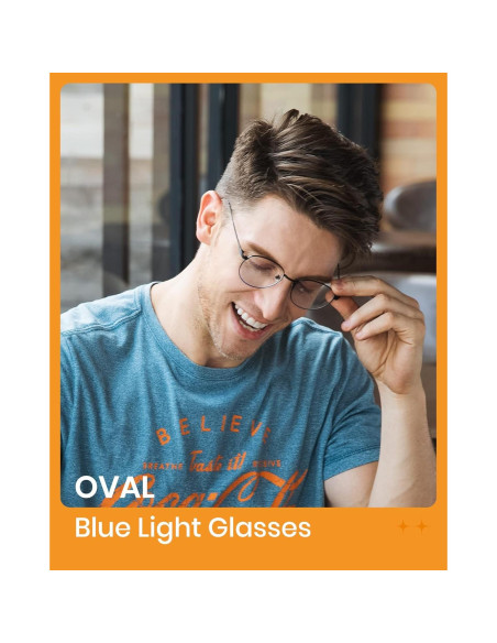 Gafas de Luz Azul Cyxus Metalicas para Hombres y Mujeres Gafas de Luz Azul Cyxus Metalicas para Hombres y Mujeres