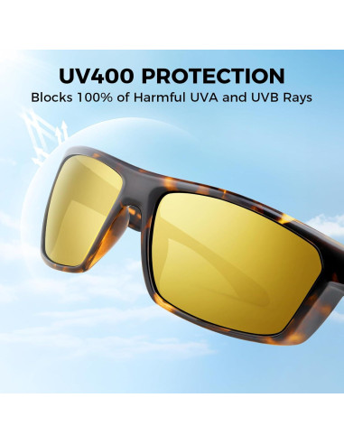 Gafas de sol polarizadas KastKing Huzzah con protección UV