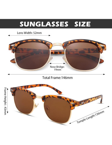 Gafas de sol polarizadas Pro Acme UV 400 unisex 2 piezas