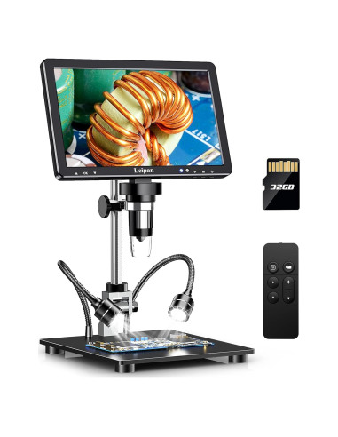 Microscopio Digital DM12 2000X con Pantalla IPS 10.1" y HDMI
