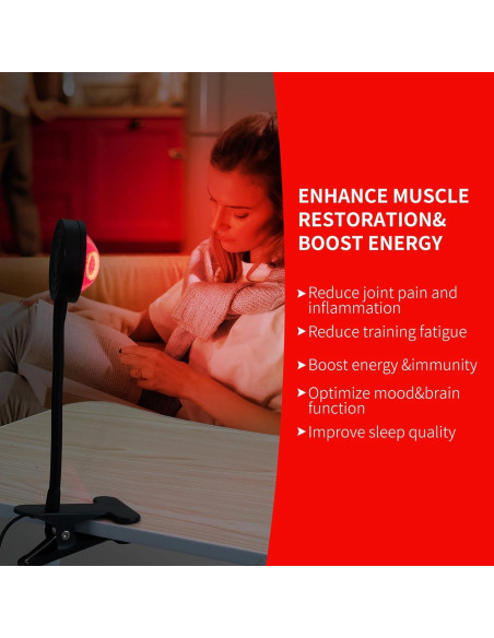 Terapia de Luz Roja WTINTELL 40 LEDs 660nm Cuidado Facial Terapia de Luz Roja WTINTELL 40 LEDs 660nm Cuidado Facial