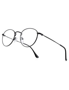 Gafas Redondas Metal Vintage Anti Luz Azul UV400