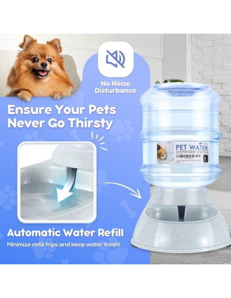 Comederos y Bebederos Automáticos Flexzion 3.78L para Mascotas Comederos y Bebederos Automáticos Flexzion 3.78L para Mascotas