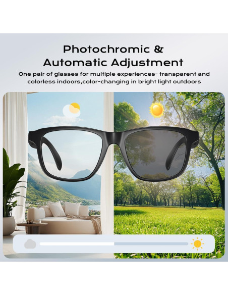 Gafas Inteligentes Sanqi Youpin GS01 Bluetooth Fotocromáticas Gafas Inteligentes Sanqi Youpin GS01 Bluetooth Fotocromáticas