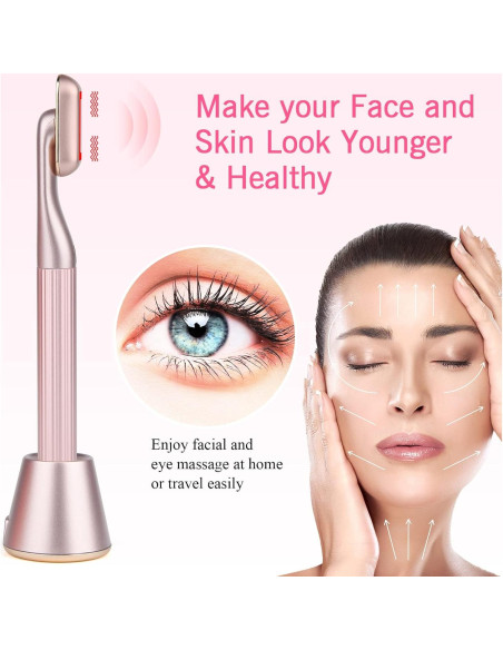Varita Facial 4 en 1 USUIE Terapia de Luz Roja Rosa Varita Facial 4 en 1 USUIE Terapia de Luz Roja Rosa