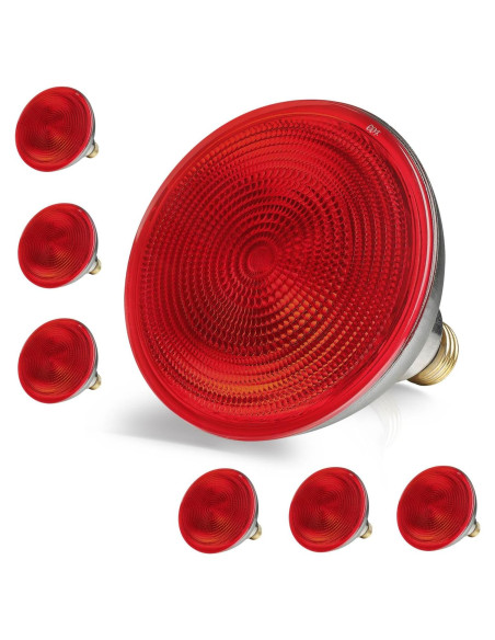 Lámpara de Calor Roja EdisonPar 100W para Reptiles y Pollos Lámpara de Calor Roja EdisonPar 100W para Reptiles y Pollos