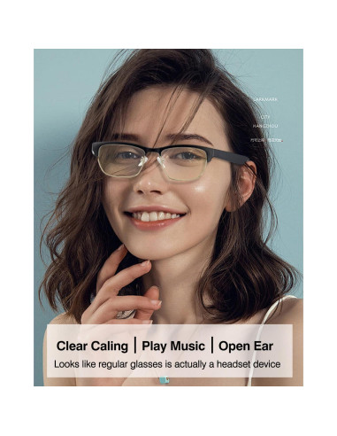 Gafas Inteligentes de Audio Bluetooth Delhi Tornado con Filtro UV