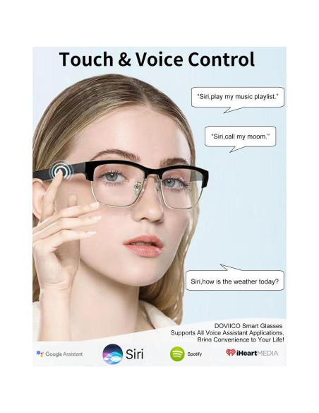 Gafas Inteligentes de Audio Bluetooth Delhi Tornado con Filtro UV