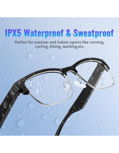 Gafas de Audio Bluetooth Tulbeys KY02SB Plateadas con Filtro UV Gafas de Audio Bluetooth Tulbeys KY02SB Plateadas con Filtro UV