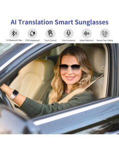 Gafas Inteligentes AI GS06-AI Plata con Traducción y Bluetooth 2