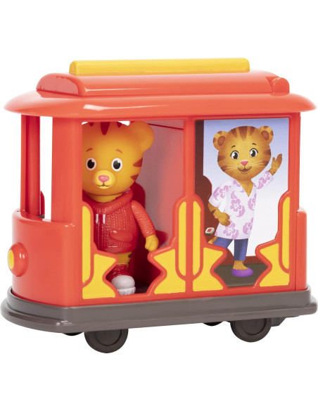 Juego de alfombrilla Daniel Tiger + Tranvía + Figuras Juego de alfombrilla Daniel Tiger + Tranvía + Figuras