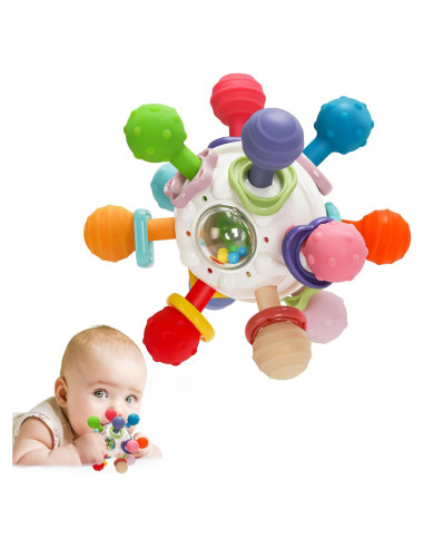 TOHIBEE Juguete Sensorial para Bebés 0-18 Meses Multicolor