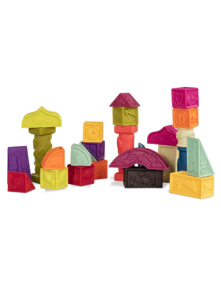 B. toys Bloques Elemenosqueeze 26 piezas para bebés B. toys Bloques Elemenosqueeze 26 piezas para bebés