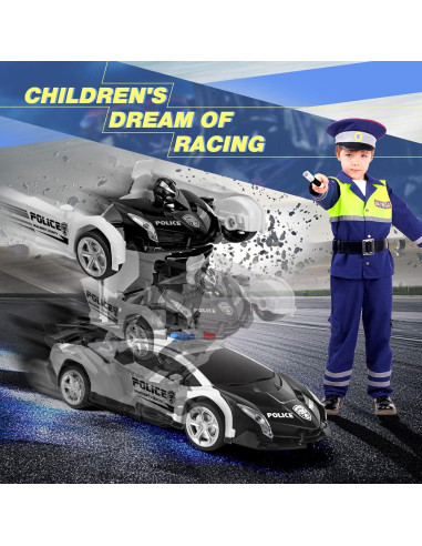 Coche RC Transformable Dolanus DRC-220 con 2 Baterías 0.45kg