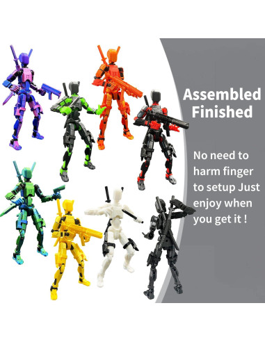 Conjunto de Figuras de Acción Titan 13 - 2 Pcs Multi-Articuladas