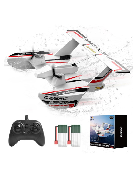 Aeronave RC Trifibiana DEERC Z62 2.4GHz para Agua y Tierra Aeronave RC Trifibiana DEERC Z62 2.4GHz para Agua y Tierra