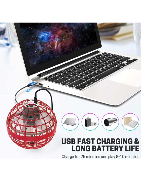 Bola Voladora Flotante Flying Lan 9cm Juguete Seguro Rojo Bola Voladora Flotante Flying Lan 9cm Juguete Seguro Rojo