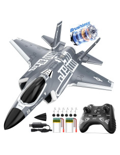 DEERC F35 Avión RC 4 Canales Sin Escobillas 0.61kg