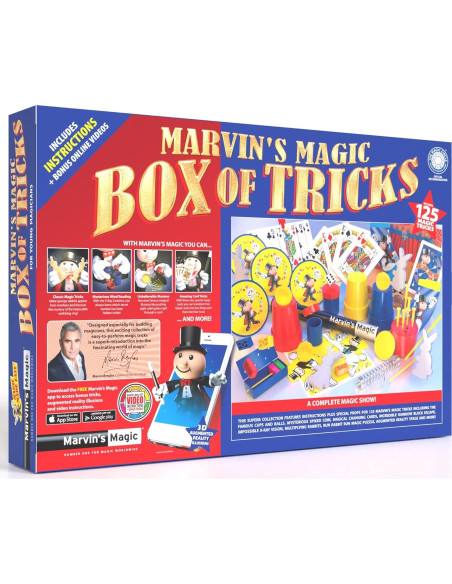 Marvin's Magic - Set de 125 Trucos de Magia para Niños Marvin's Magic - Set de 125 Trucos de Magia para Niños