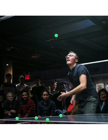 Pelotas de Ping Pong Meizhouer 12 Piezas Brillantes