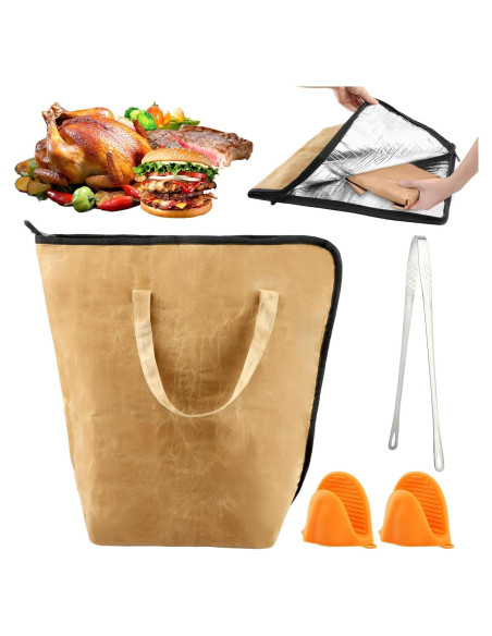 Bolsa Aislante BBQ Hogurin para Reposar Carne 46x25x20cm Bolsa Aislante BBQ Hogurin para Reposar Carne 46x25x20cm