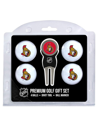 Set de 4 bolas de golf Team Golf Ottawa Senators