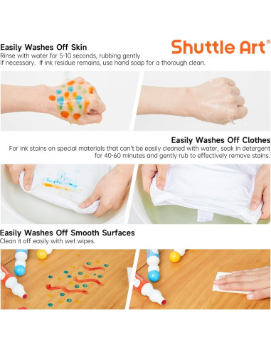 Marcadores de Puntos Shuttle Art 14 Colores para Niños