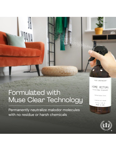 Spray Eliminador de Olores Muse Apothecary 236ml Cítricos Mediterráneos