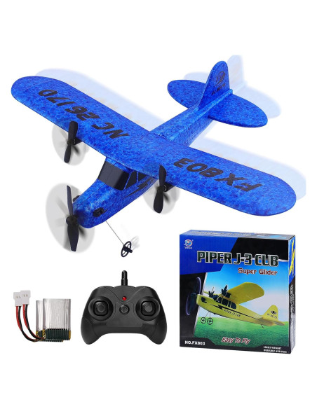 Avián RC DEEGOO FX803 2CH Azul para Niños y Principiantes Avián RC DEEGOO FX803 2CH Azul para Niños y Principiantes