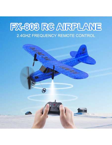 Avián RC DEEGOO FX803 2CH Azul para Niños y Principiantes Avián RC DEEGOO FX803 2CH Azul para Niños y Principiantes