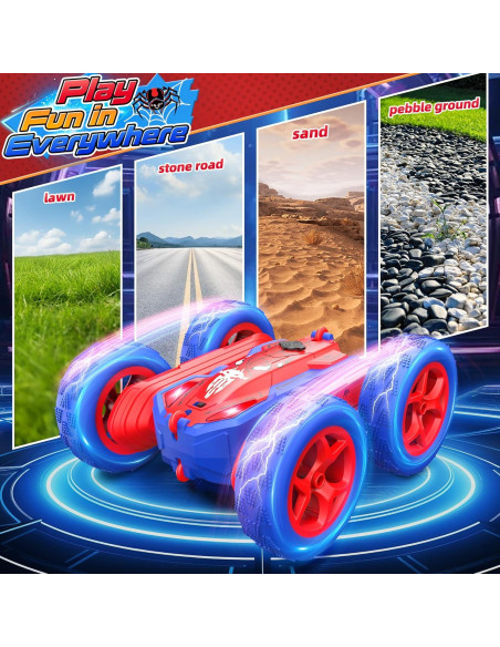 Coche RC ZIZZ Araña Mini Eléctrico Control Remoto USB Coche RC ZIZZ Araña Mini Eléctrico Control Remoto USB